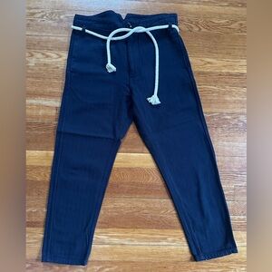 Prospective flow Kaze cotton herringbone pants sz 30, Japanese style